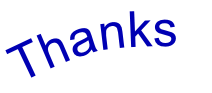 Thanks